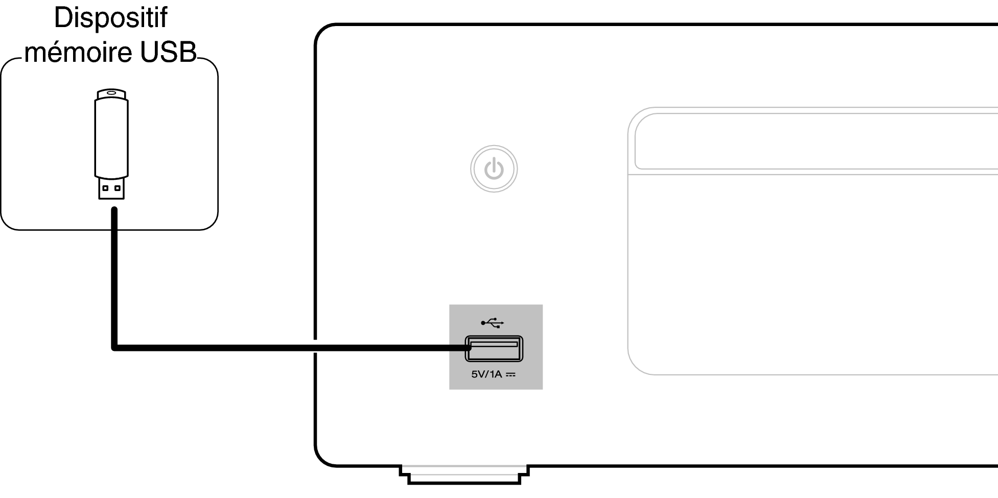 Conne USB Front RCDN10